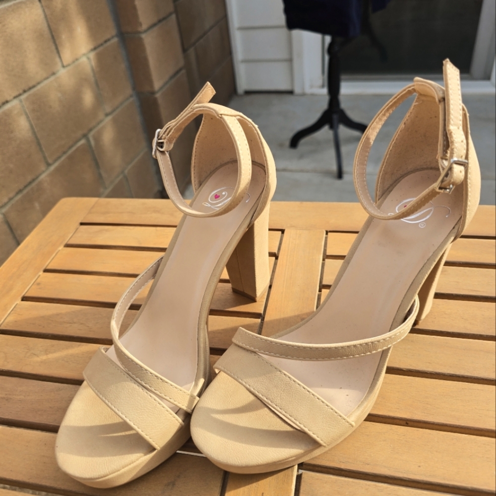 Tan High Heels
